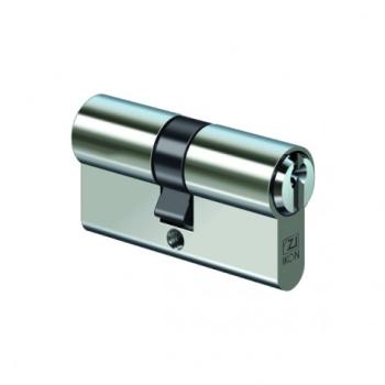 ASSA ABLOY IKON P0 Doppelzylinder mit matt vernickeltem Gehäuse